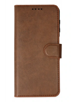 Newface iPhone 14 Pro Kılıf Trend S Plus Kapaklı Kılıf - Taba