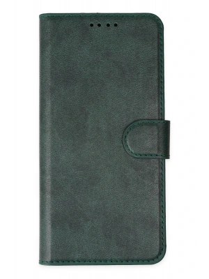 Newface iPhone 14 Pro Kılıf Trend S Plus Kapaklı Kılıf - Yeşil