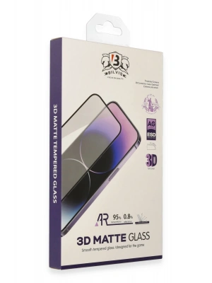Newface iPhone 14 Pro Max Bilvis 3D Mat Cam Ekran Koruyucu