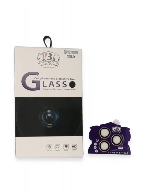 Newface iPhone 14 Pro Max Bilvis Titan Kamera Lens - Gold