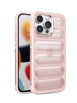 Newface iPhone 14 Pro Max Kılıf Airmax Silikon Kapak - Pembe