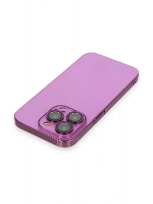 Newface iPhone 14 Pro Max Kılıf Armada Lensli Kapak - Mor