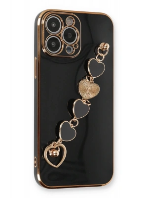 Newface iPhone 14 Pro Max Kılıf Esila Silikon - Siyah