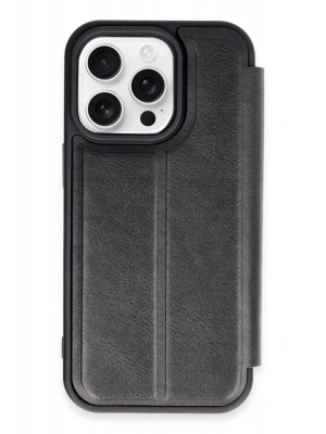 Newface iPhone 14 Pro Max Kılıf Flip Cover - Siyah