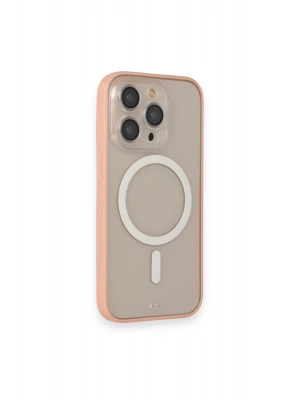 Newface iPhone 14 Pro Max Kılıf Grand Magneticsafe Kapak - Pembe
