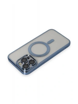 Newface iPhone 14 Pro Max Kılıf Kross Magneticsafe Kapak - Sierra Blue