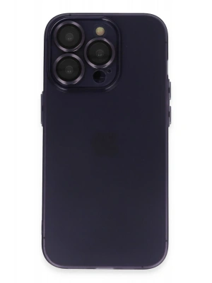 Newface iPhone 14 Pro Max Kılıf Luko Lens Silikon - Siyah