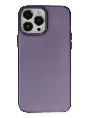 Newface iPhone 14 Pro Max Kılıf Modos Metal Kapak - Mor