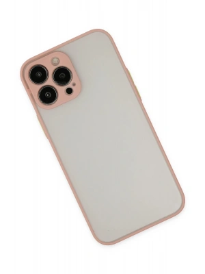 Newface iPhone 14 Pro Max Kılıf Montreal Silikon Kapak - Pembe