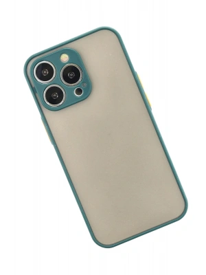 Newface iPhone 14 Pro Max Kılıf Montreal Silikon Kapak - Yeşil