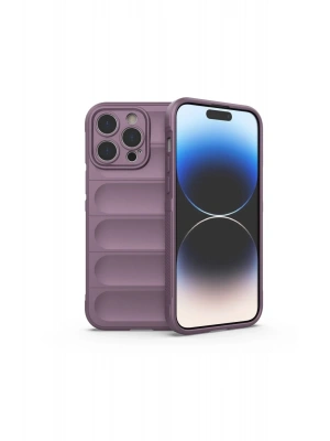 Newface iPhone 14 Pro Max Kılıf Optimum Silikon - Mor