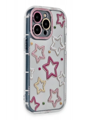 Newface iPhone 14 Pro Max Kılıf Reflexion Desenli Kapak - Desen 3