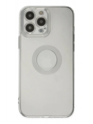 Newface iPhone 14 Pro Max Kılıf Santa Lens Silikon - Şeffaf