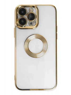 Newface iPhone 14 Pro Max Kılıf Slot Silikon - Gold