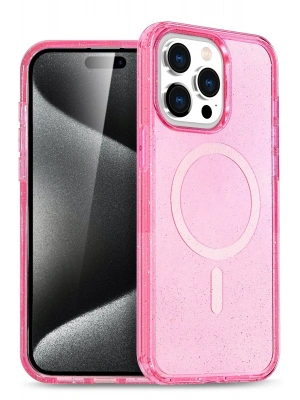 Newface iPhone 14 Pro Max Kılıf Star Magsafe Kapak - Pembe