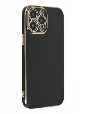 Newface iPhone 14 Pro Max Kılıf Volet Silikon - Siyah