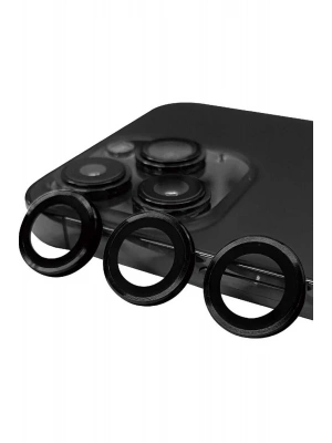 Newface iPhone 14 Pro Max Raze Metal Kamera Lens - Siyah