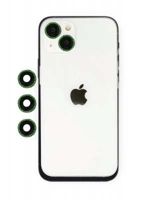 Newface iPhone 14 Shine Kamera Lens - Yeşil