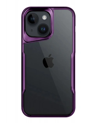 Newface iPhone 15 Kılıf Boyi Silikon Kapak - Derin Mor