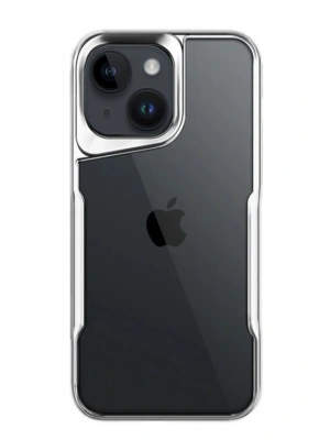 Newface iPhone 15 Kılıf Boyi Silikon Kapak - Gümüş