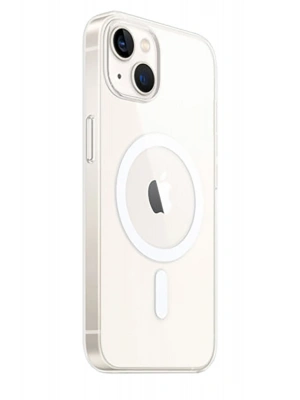 Newface iPhone 15 Kılıf Magneticsafe Şeffaf Silikon - Şeffaf