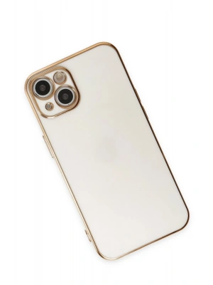 Newface iPhone 15 Kılıf Volet Silikon - Beyaz