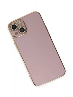 Newface iPhone 15 Kılıf Volet Silikon - Mor