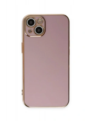 Newface iPhone 15 Kılıf Volet Silikon - Mor