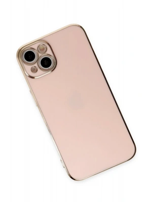 Newface iPhone 15 Kılıf Volet Silikon - Pembe