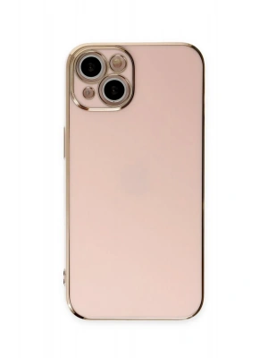 Newface iPhone 15 Kılıf Volet Silikon - Pembe