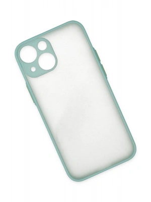 Newface iPhone 15 Plus Kılıf Montreal Silikon Kapak - Açık Yeşil
