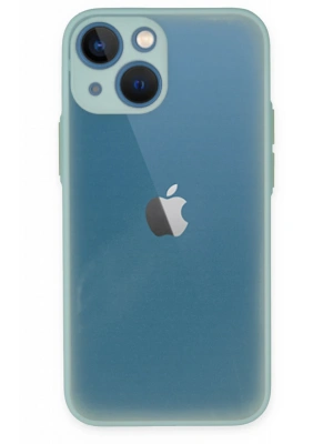 Newface iPhone 15 Plus Kılıf Montreal Silikon Kapak - Açık Yeşil