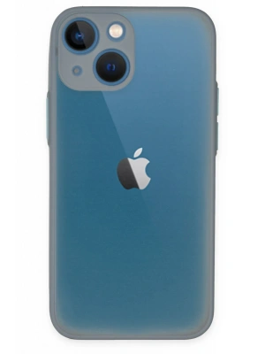 Newface iPhone 15 Plus Kılıf Montreal Silikon Kapak - Gri