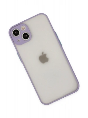 Newface iPhone 15 Plus Kılıf Montreal Silikon Kapak - Mor