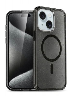 Newface iPhone 15 Plus Kılıf Star Magsafe Kapak - Siyah