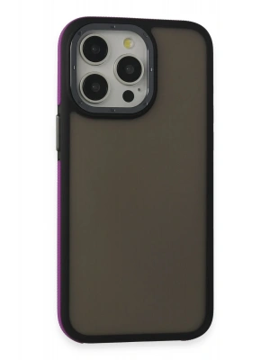 Newface iPhone 15 Pro Harvel Kapak - Derin Mor