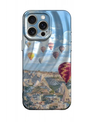 Newface iPhone 15 Pro Kılıf Crew Desenli Kapak - Kapadokya