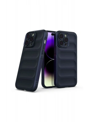 Newface iPhone 15 Pro Kılıf Optimum Silikon - Lacivert