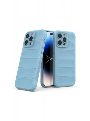 Newface iPhone 15 Pro Kılıf Optimum Silikon - Sky Blue