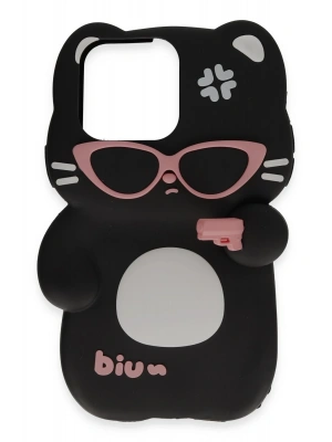 Newface iPhone 15 Pro Kılıf Poky Karakter Silikon Kapak - Desen 1