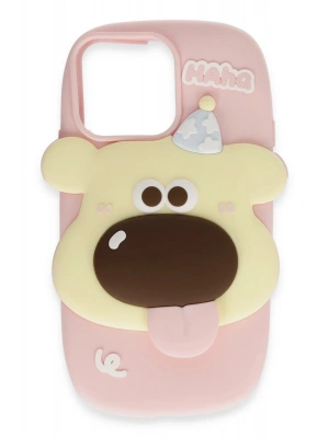 Newface iPhone 15 Pro Kılıf Poky Karakter Silikon Kapak - Desen 6