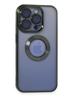 Newface iPhone 15 Pro Kılıf Slot Silikon - Köknar Yeşili