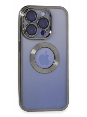 Newface iPhone 15 Pro Kılıf Slot Silikon - Titan Gri