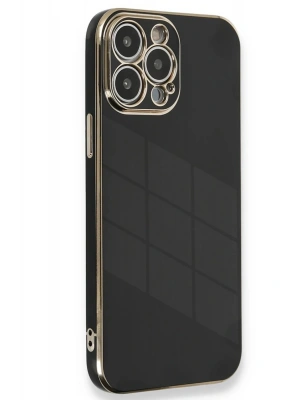 Newface iPhone 15 Pro Kılıf Volet Silikon - Siyah