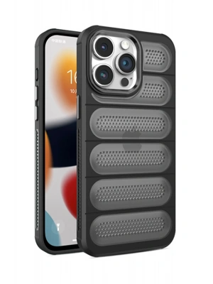 Newface iPhone 15 Pro Max Kılıf Airmax Silikon Kapak - Siyah