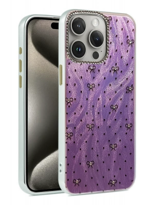 Newface iPhone 15 Pro Max Kılıf Blade Aynalı Desenli Kapak - Desen 2