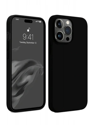 Newface iPhone 15 Pro Max Kılıf First Silikon - Siyah