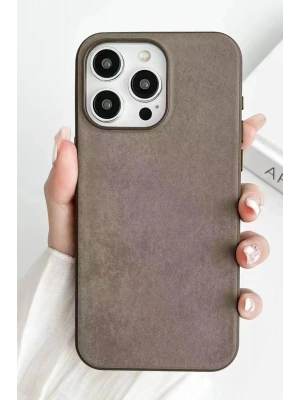 Newface iPhone 15 Pro Max Kılıf Karen Magsafe Kapak - Kahverengi