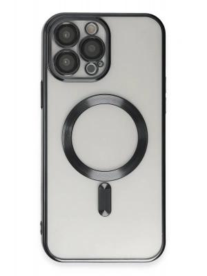 Newface iPhone 15 Pro Max Kılıf Kross Magneticsafe Kapak - Siyah