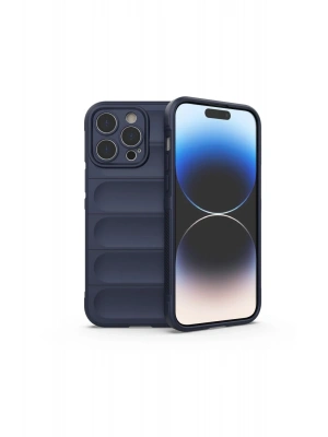 Newface iPhone 15 Pro Max Kılıf Optimum Silikon - Lacivert